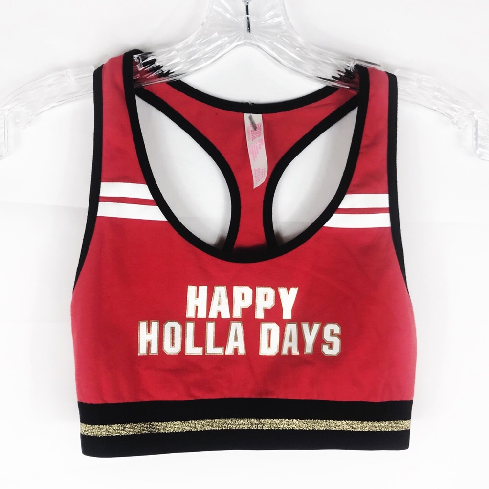 Victoria’s Secret Pink Happy Holla Days Sports Bra